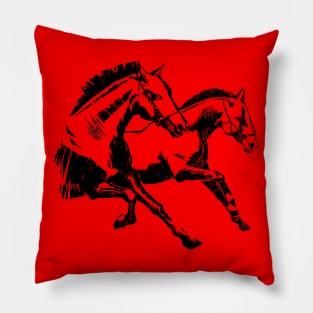 Two Horses Pillow