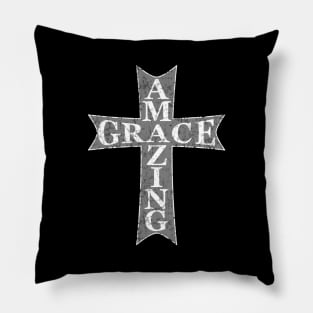 Amazing Grace cross Pillow