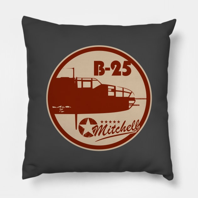 B-25 Mitchell Pillow by TCP