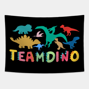 Team Dino Squad Goals Tapestry