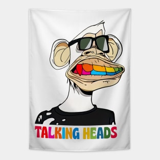 Talking Heads ••• Original Retro Fan Artwork Tapestry