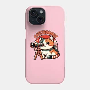 Astronomy cat Phone Case