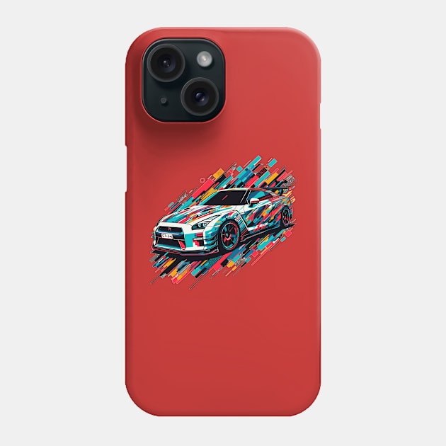 Nissan GTR R34 Phone Case by Vehicles-Art