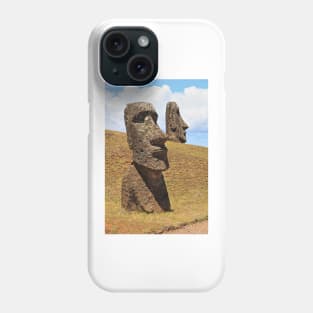 Moais at Rano Raraku - Rapa Nui - Easter Island Phone Case