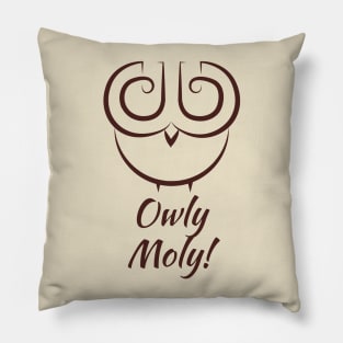 Owly Moly - surprised Owl Design Pillow