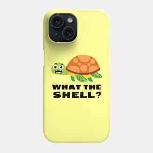 What the Shell? - Turtle Pun Phone Case