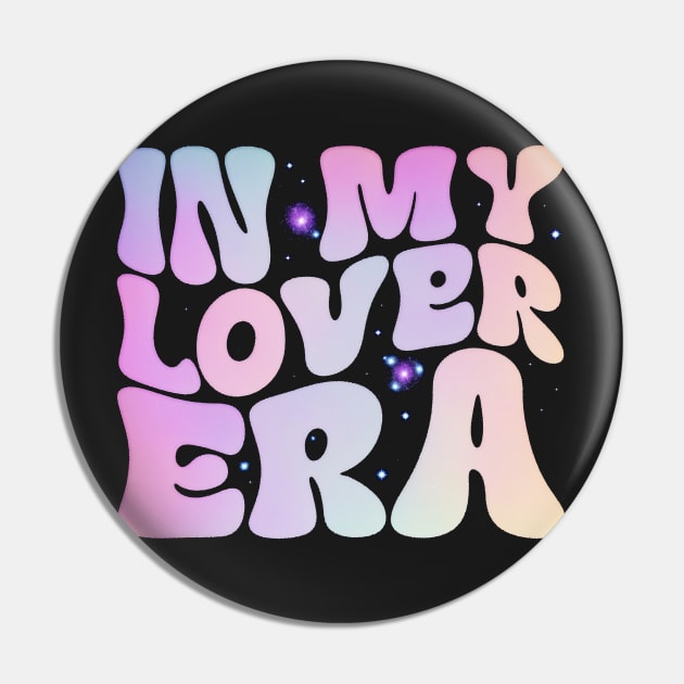 In My Lover Era Groovy Retro Pin by masterpiecesai