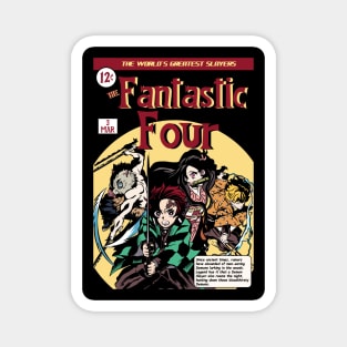 DEMON SLAYER: THE FANTASTIC FOUR COMIC Magnet