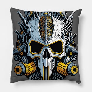 Mecha Skull S01 D21 Pillow