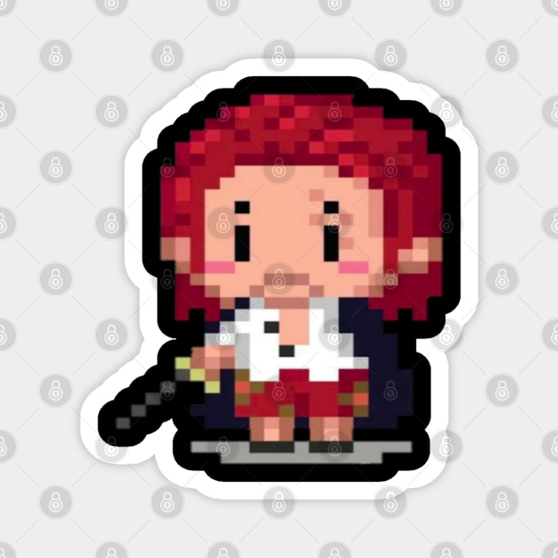 Shanks 8bit Magnet by Kopi Aiko Art