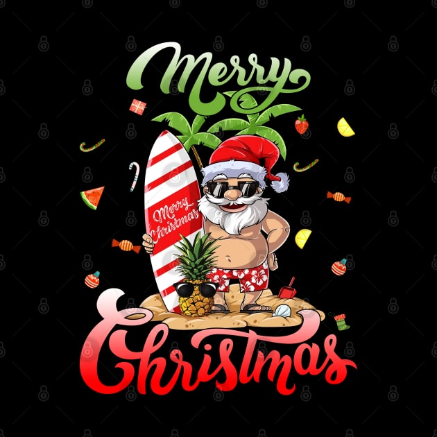 Merry Christmas Santa Hawaii by intelus