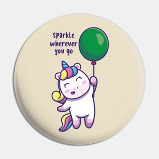 Sparkle Wherever You Go Pin