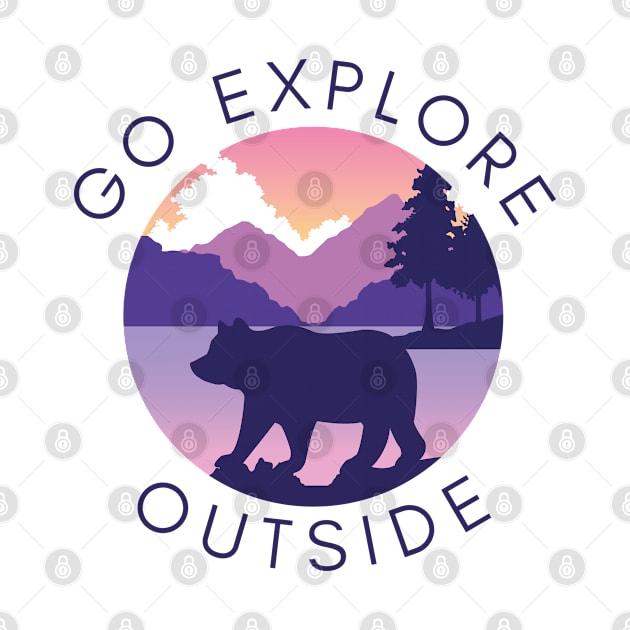 Go Explore Outside by traveladventureapparel@gmail.com