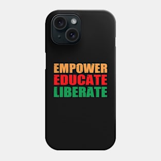 Black History Black America Black Pride Black Activism Phone Case