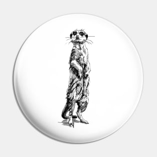 Meerkat Ink Drawing Pin