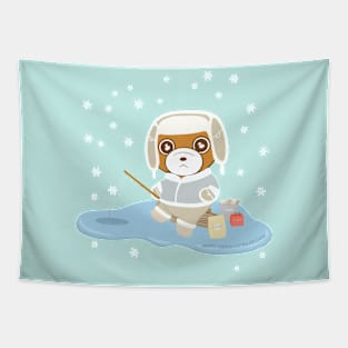 Bear Ice Fish’n Chips Tapestry