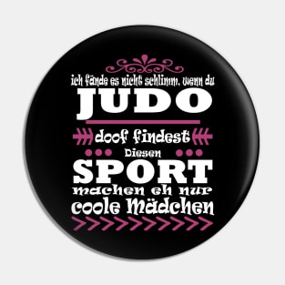 Judo Karate Taekwondo Mädchen Geschenk Pin