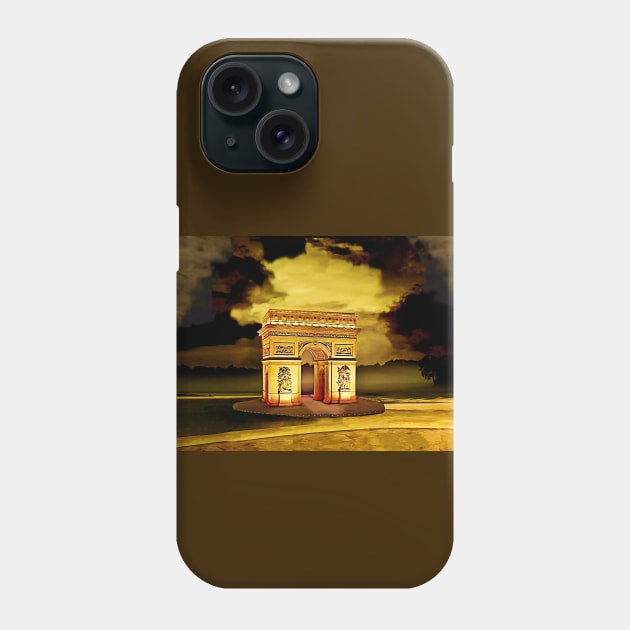 The Arc de Triomphe Phone Case by doniainart