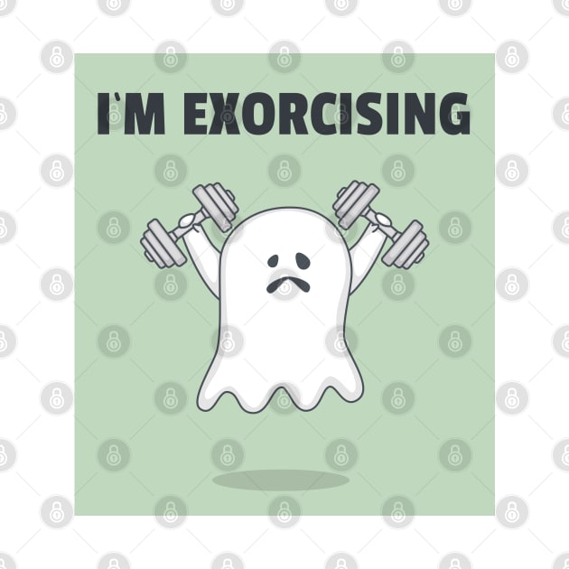 i am exorcising funny ghost by sj_arts