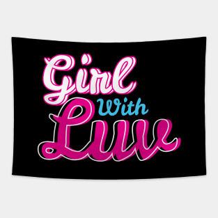 Girl With Luv Tapestry