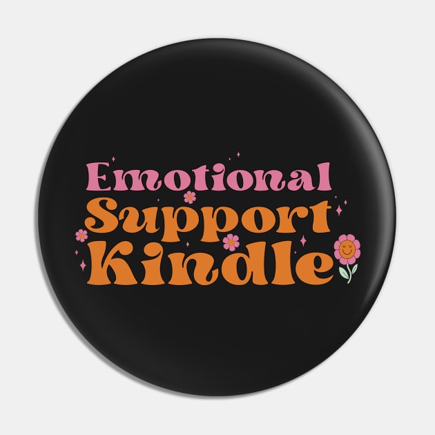 Emotional Support Kindle Pink Book Lover Sticker Bookish Vinyl Laptop Decal Booktok Gift Journal Stickers Reading Present Smut Library Spicy Reader Read Pin by SouQ-Art