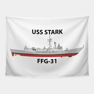 USS STARK - FFG-31 - OH PERRY CLASS Tapestry