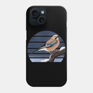 Jay Bird Illustration Phone Case