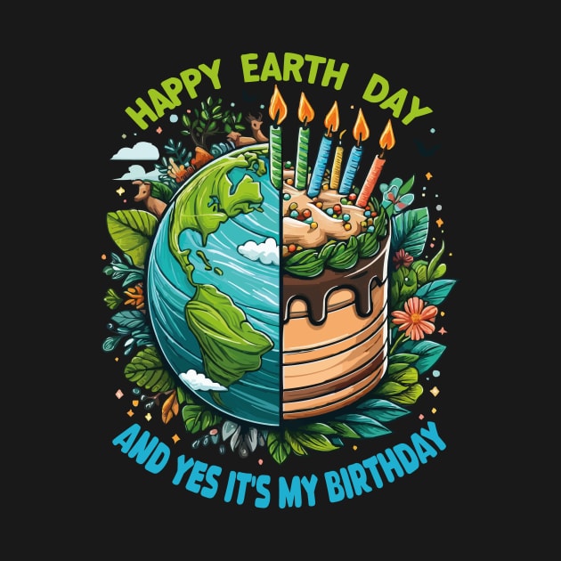 Born In Earth Day 2024 Happy Earth Day It's My Birthday Cute by JUST PINK