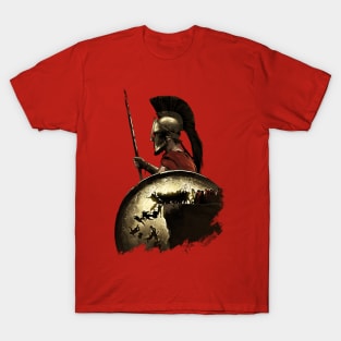 Caution This Is Sparta Cool T-shirt Funny Tee Shirt Spartan T-shirts Gym  T-shirt
