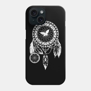 Dreamcatcher (grunge white) Phone Case