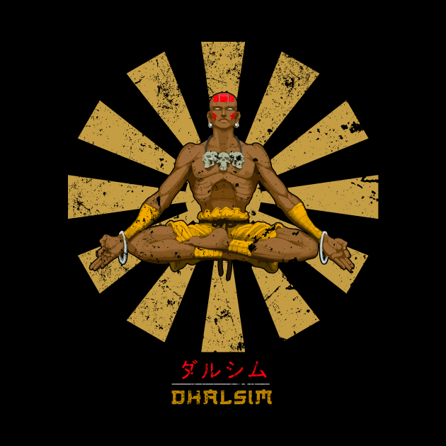 Dhalsim Retro Japanese Street Fighter by Nova5