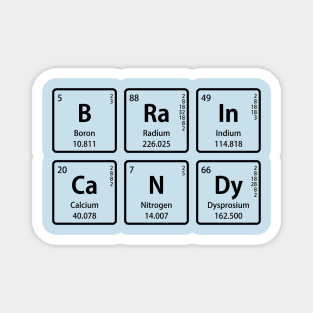 BRaIn CaNDy in Periodic Table Element Symbols Magnet