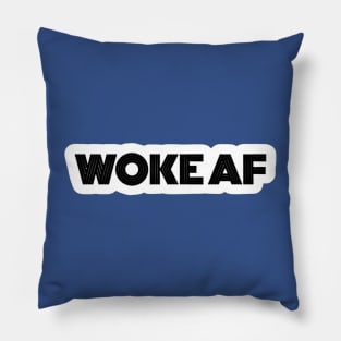 WOKE AF - Sticker - Back Pillow