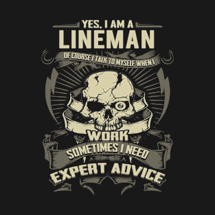 yes i am lineman T-Shirt