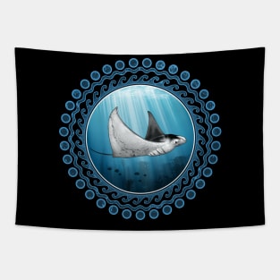 Manta Ray Tapestry