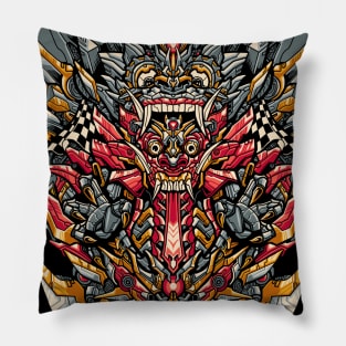 Great Barong Mecha Illustration Pillow