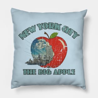 New York City Big Apple 1980 Pillow