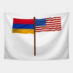 American Armenian Flag Tapestry