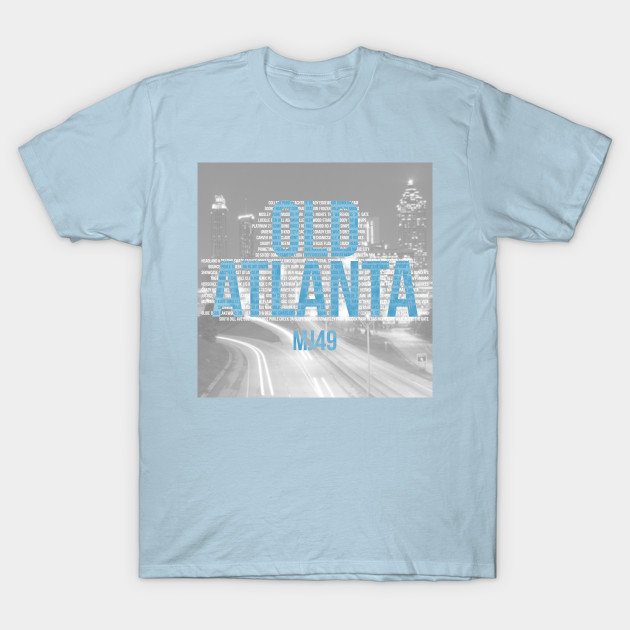 Orange Old Atlanta T-shirt – Bo Legs ATL