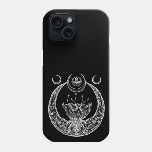 Moon Flower at Midnight Phone Case