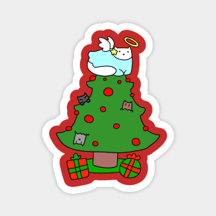 Christmas Tree Cats Magnet
