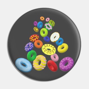 Iced Doughnuts Pin