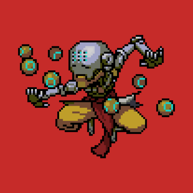 Overwatch - 16-Bit Zenyatta by wyckedguitarist