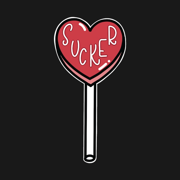 Candy Heart "Sucker" Lollipop by trippyzipp