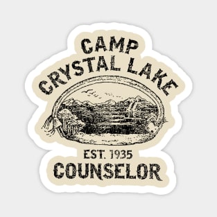 Camp Crystal Lake Vintage Magnet