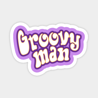 Groovy Tie Dye Design Magnet