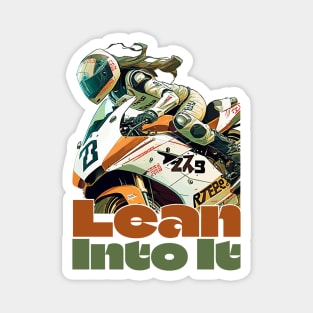 Sportbike Motorcycle girl Magnet