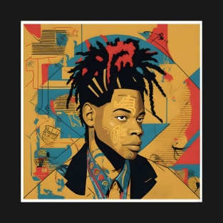 Jean Michel Basquiat, Graffiti Art Tribute, Street Art T-Shirt