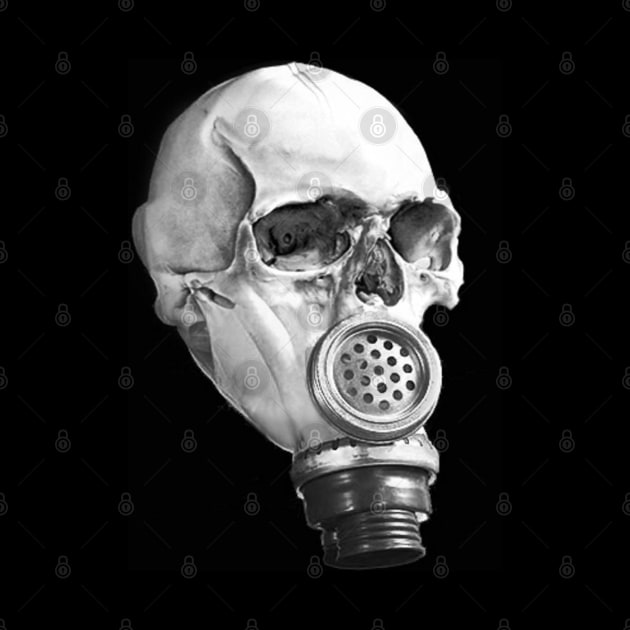 Skull Gas Mask by equiliser