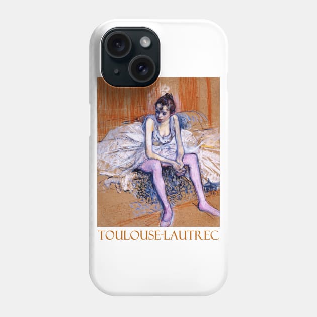 Dancer in Pink Tights by Henri de Toulouse-Lautrec Phone Case by Naves